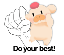 palm-size pig (ENG) sticker #12040600