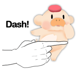 palm-size pig (ENG) sticker #12040601