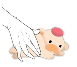 palm-size pig (ENG) sticker #12040602