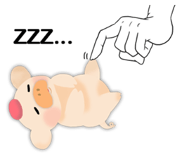 palm-size pig (ENG) sticker #12040603