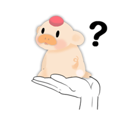 palm-size pig (ENG) sticker #12040606