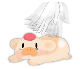 palm-size pig (ENG) sticker #12040609