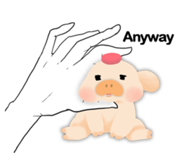 palm-size pig (ENG) sticker #12040610