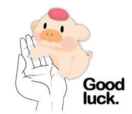 palm-size pig (ENG) sticker #12040611