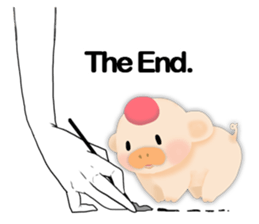 palm-size pig (ENG) sticker #12040612