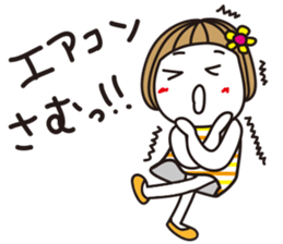 Bangs short girl vol.21 sticker #12040882