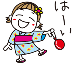 Bangs short girl vol.21 sticker #12040887