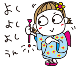 Bangs short girl vol.21 sticker #12040888