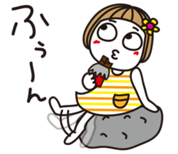 Bangs short girl vol.21 sticker #12040904