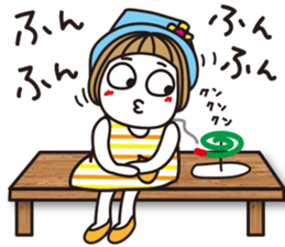 Bangs short girl vol.21 sticker #12040907