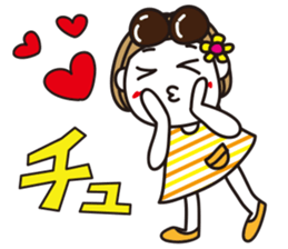 Bangs short girl vol.21 sticker #12040910