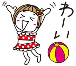 Bangs short girl vol.21 sticker #12040912