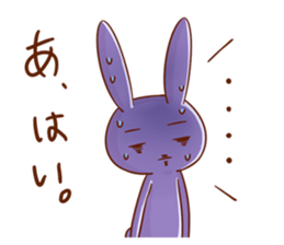 A decent rabbit sticker #12040988