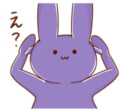 A decent rabbit sticker #12040990