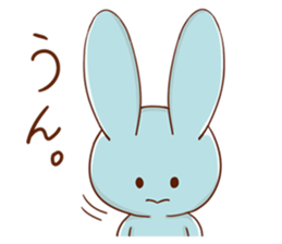 A decent rabbit sticker #12040992