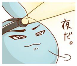 A decent rabbit sticker #12041009