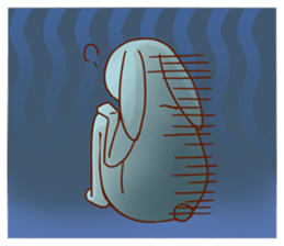 A decent rabbit sticker #12041015