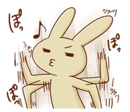 A decent rabbit sticker #12041017