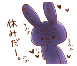 A decent rabbit sticker #12041018