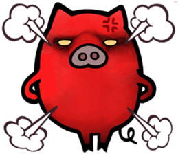 Piggy P ~ Super cool Piggy P~~ sticker #12041263