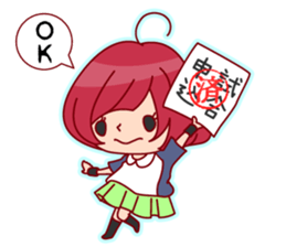 Tennis Lover Girl sticker #12041308