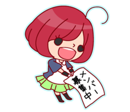 Tennis Lover Girl sticker #12041309