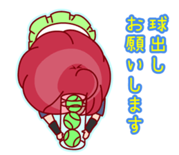 Tennis Lover Girl sticker #12041311