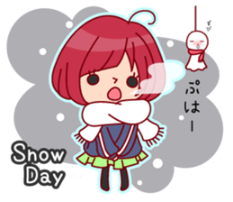 Tennis Lover Girl sticker #12041324