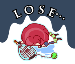 Tennis Lover Girl sticker #12041331
