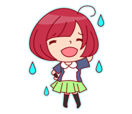 Tennis Lover Girl sticker #12041333