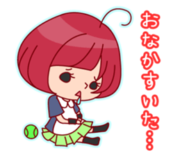 Tennis Lover Girl sticker #12041339