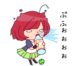 Tennis Lover Girl sticker #12041340