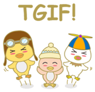 cute chicks siblings2 sticker #12041426