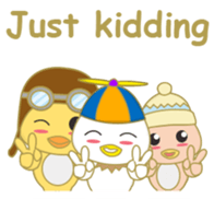 cute chicks siblings2 sticker #12041430