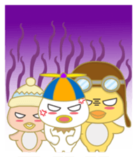 cute chicks siblings2 sticker #12041433