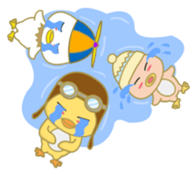 cute chicks siblings2 sticker #12041434