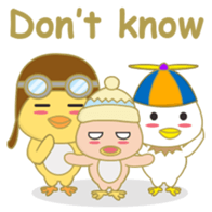 cute chicks siblings2 sticker #12041440