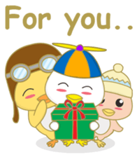 cute chicks siblings2 sticker #12041441