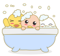 cute chicks siblings2 sticker #12041443