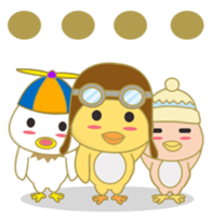 cute chicks siblings2 sticker #12041444