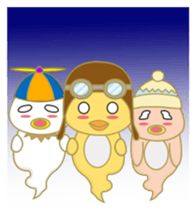 cute chicks siblings2 sticker #12041445