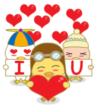 cute chicks siblings2 sticker #12041446