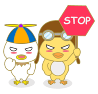 cute chicks siblings2 sticker #12041447