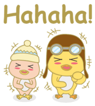 cute chicks siblings2 sticker #12041449