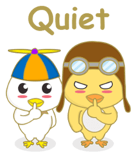 cute chicks siblings2 sticker #12041451