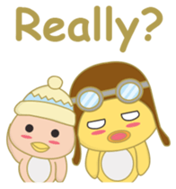 cute chicks siblings2 sticker #12041455
