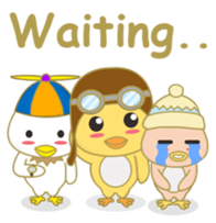 cute chicks siblings2 sticker #12041456