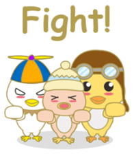 cute chicks siblings2 sticker #12041458