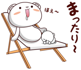 Bear stamp that can be used in invite sticker #12041760