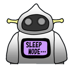 cross-dressing robot sticker #12041974